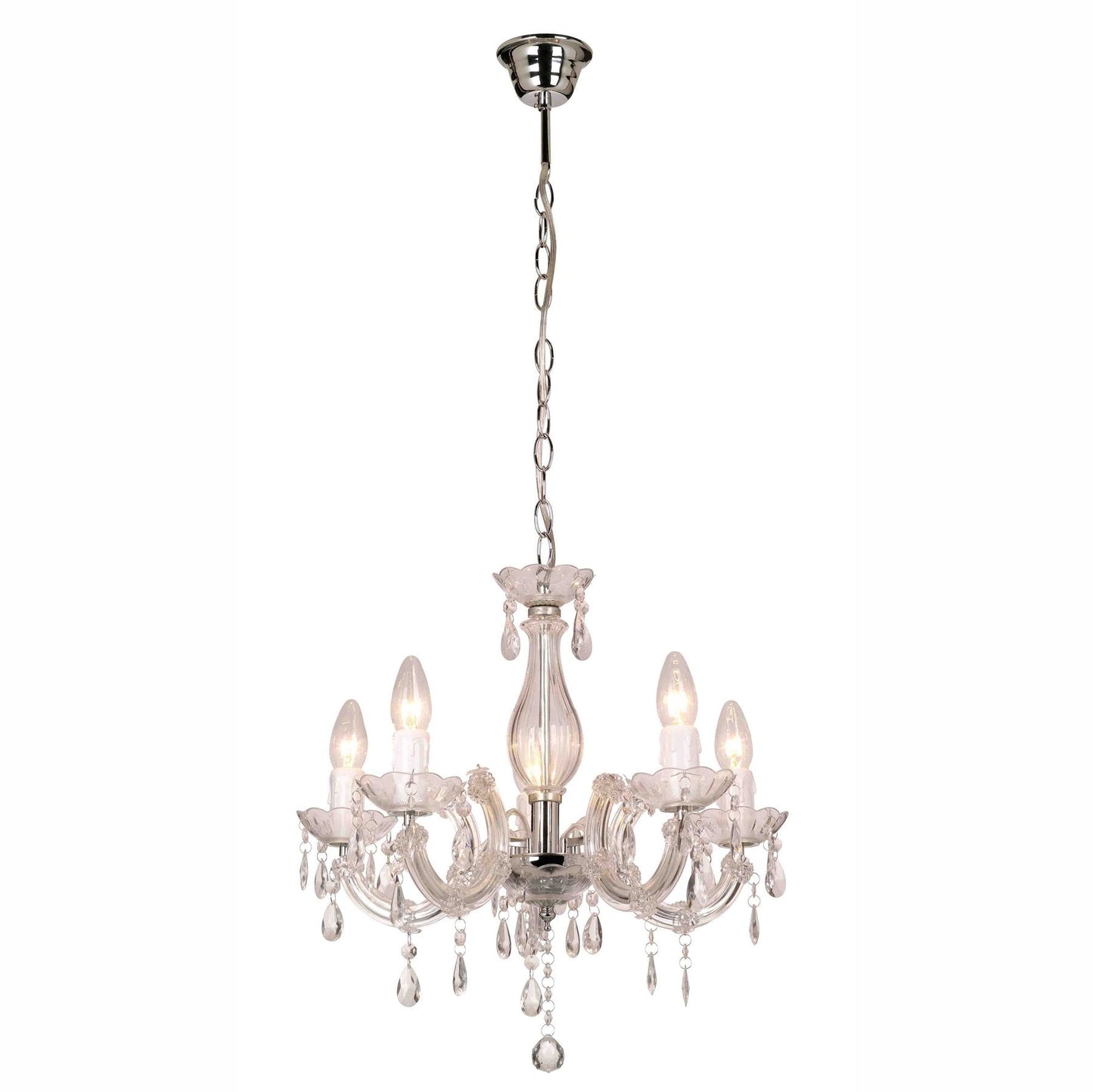 La Spezia Acrylic Chandelier Light - Clear