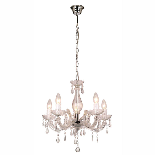 La Spezia Acrylic Chandelier Light - Clear