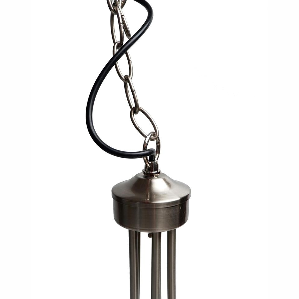 Zanzibar Chandelier Light - Satin Chrome