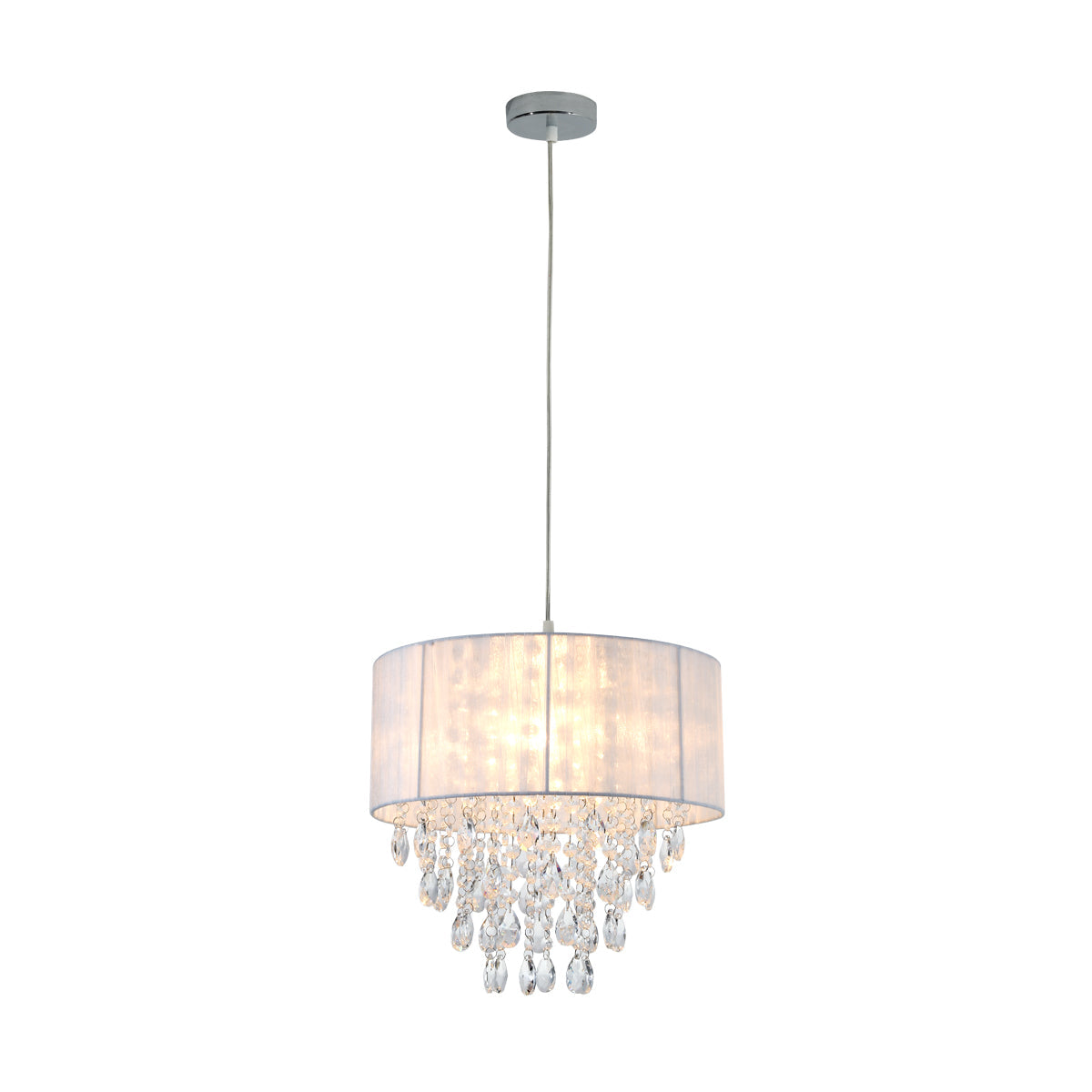 Delia Chandelier - White