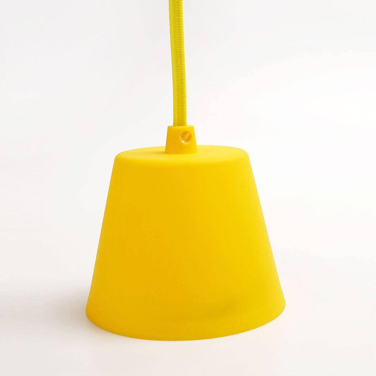 Yellow Colour Silicone Ceiling Pendant Light