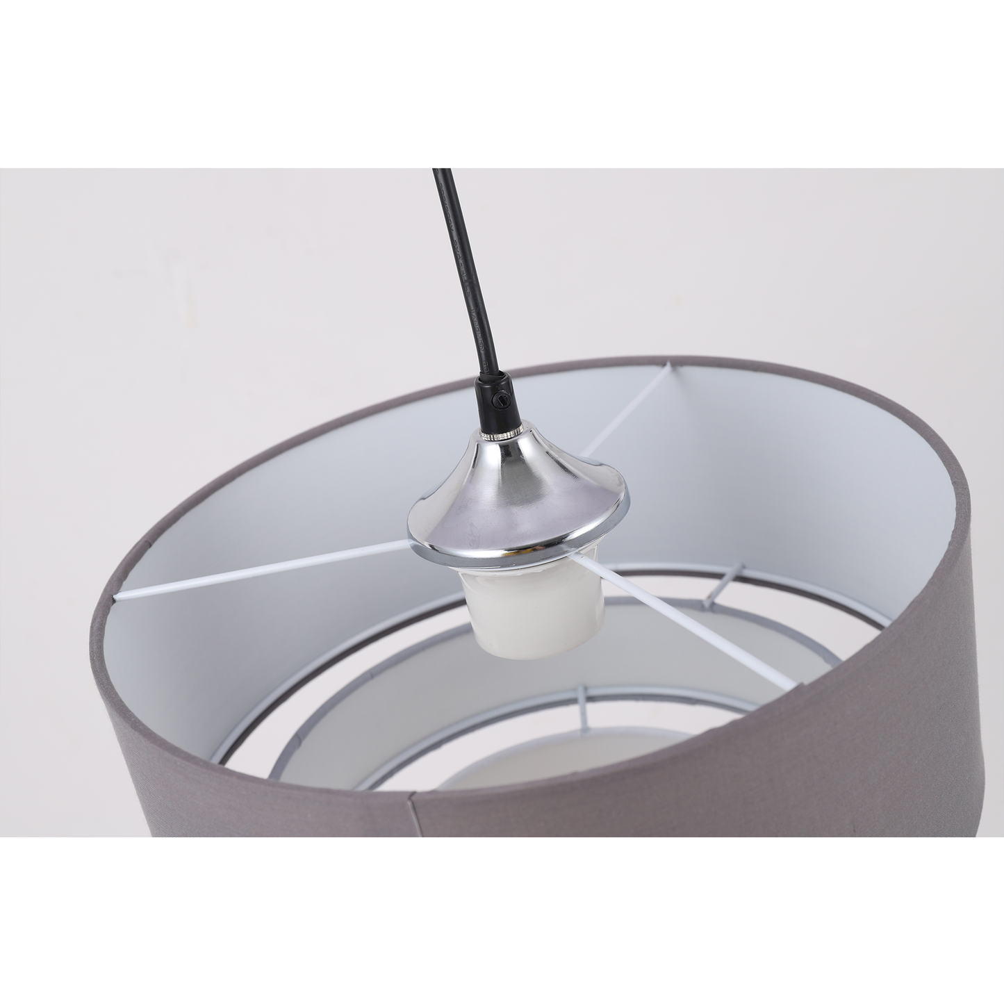 Isabelle 1lt Pendant Grey