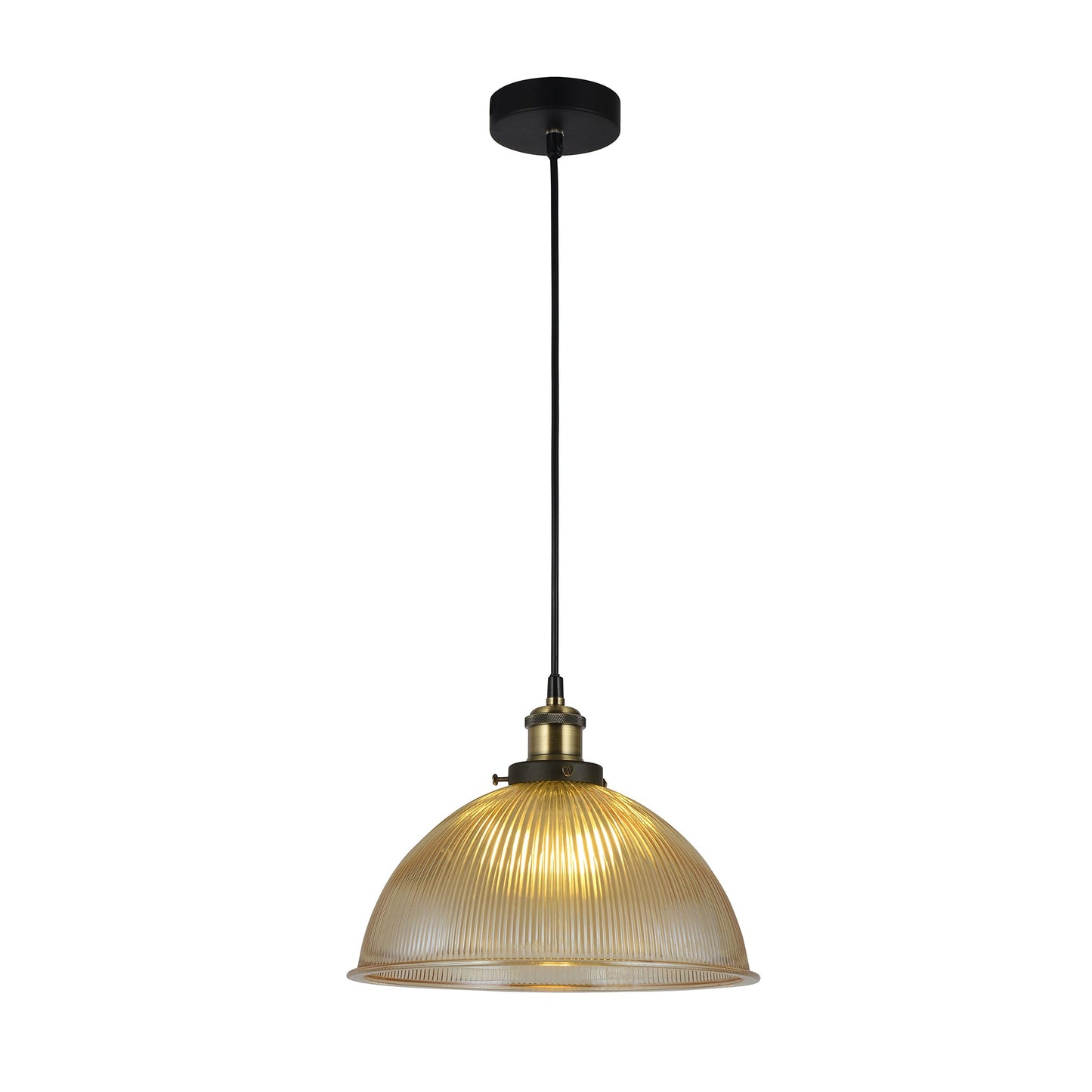 Tristan Glass Pendant Light - Amber