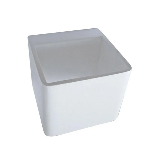 LONDON: LED Interior Matte White Cube Up/Down Wall Light