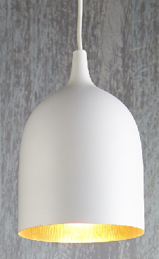 Lumi R White Copper Pendant