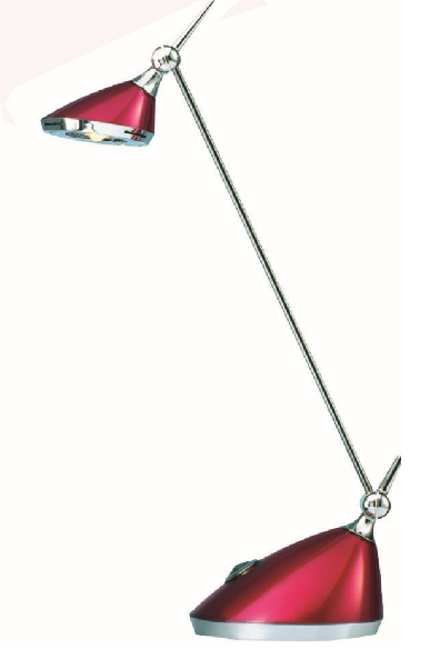 Lux Office 5.4 Watt LED Desk Lamp Red