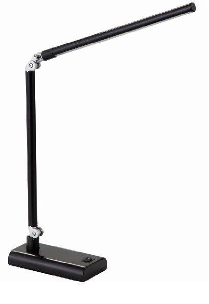 Lux Reach 4 Watt LED Desk Lamp Black