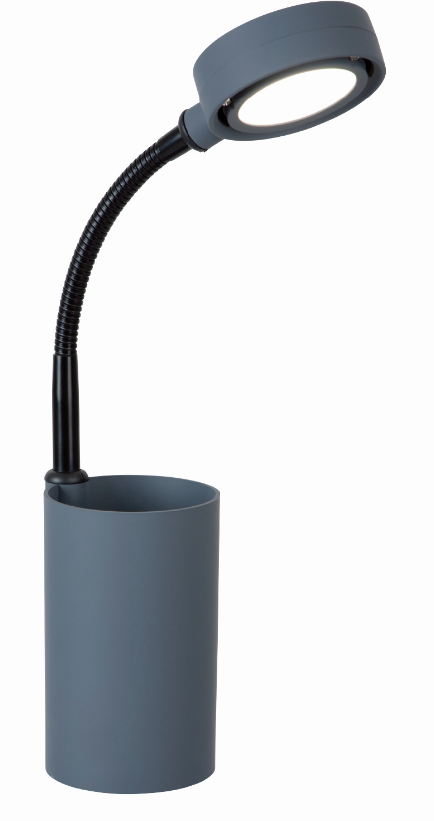 Lux Study 3 Watt LED Desk Lamp Grey