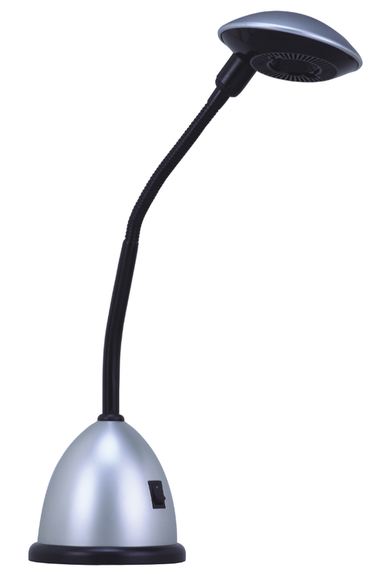 Lux Ufo 3 Watt LED Desk Lamp Silver
