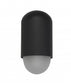 Exterior Oval Wall Light Matt Black Ip44