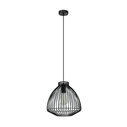 MANU: Modern Interior Cone (Concave) Wire Cage Pendant Lights