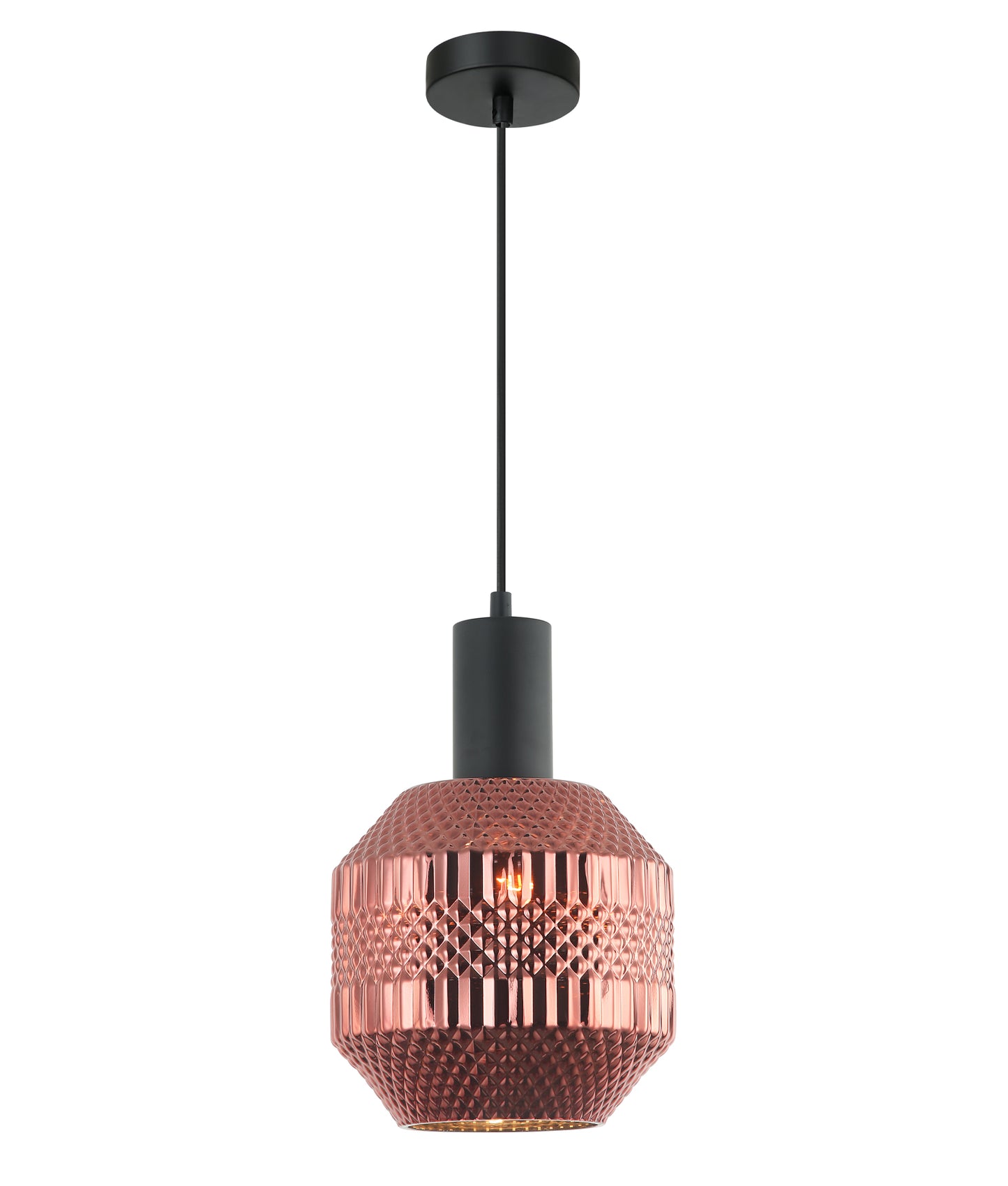 Maraca With Quadrilateral Segment Pendant Lights