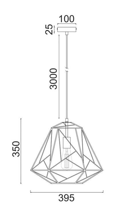 Marte Interior Iron Cage Pendant Lights