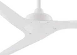 Modn 132cm White Ceiling Fan - 3 Blade