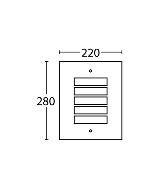 Exterior Wall Surface Mounted Ss316 (Grilled) Pc Diffuser Light