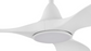 Noosa - 101cm Matt White with LED Light Ceiling Fan