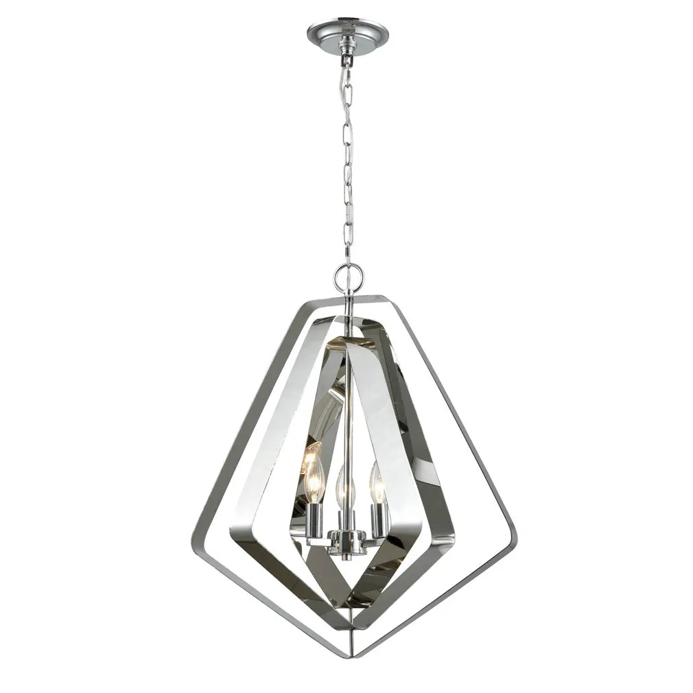 ORBITA: Bohemian Medium Polished Nickel Hardware Pendant Light