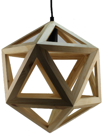 Octo Timber One Light Pendant