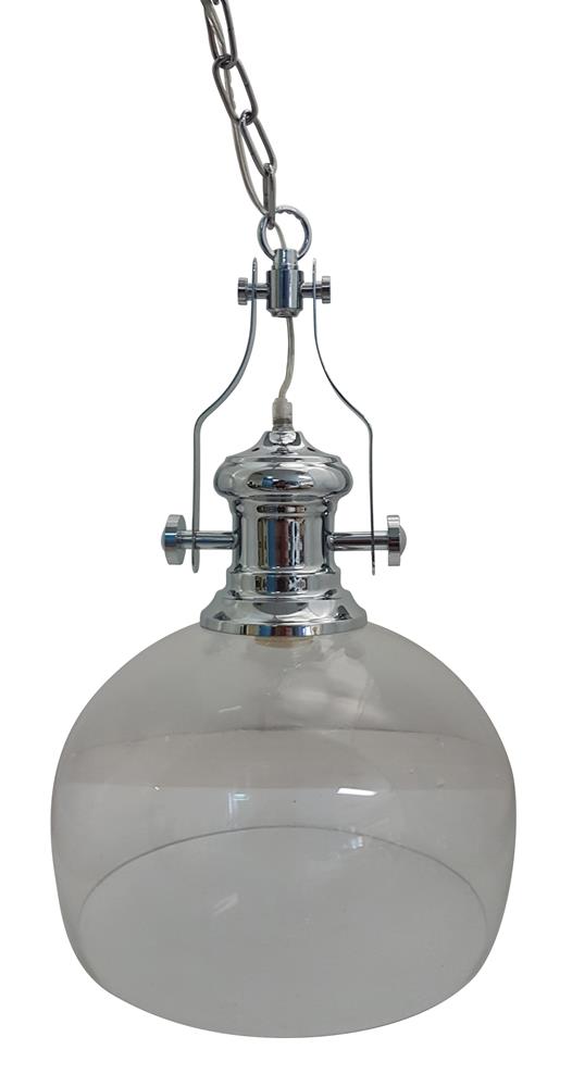 Clear Glass Hamptons Pendant Light