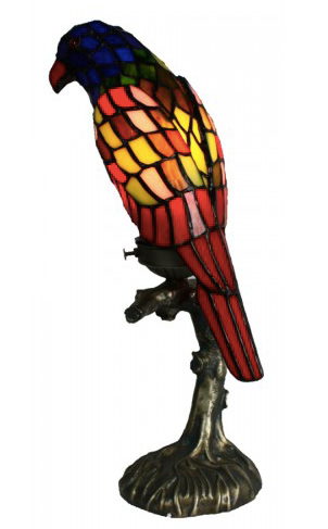 Parrot Leadlight Table Lamp