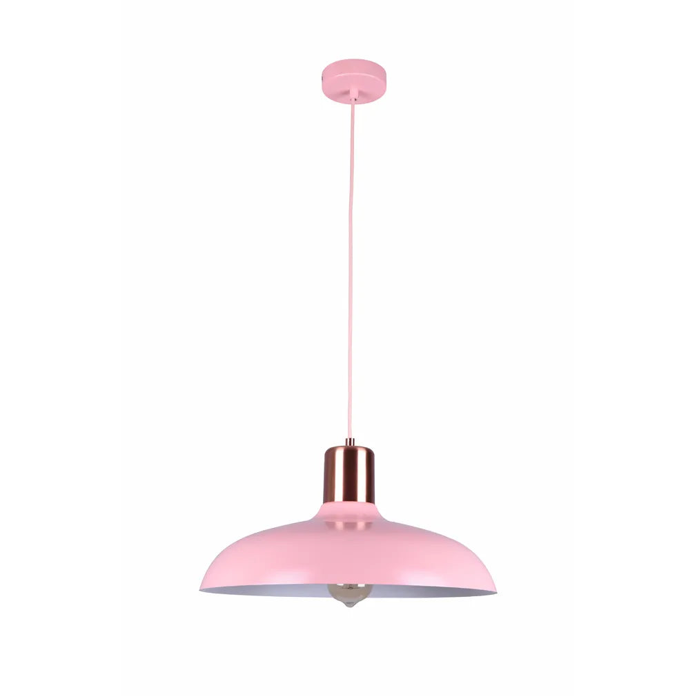 Pendant Dome With Copper Lamp Holder Cover