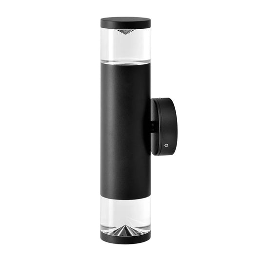 PHARE: GU10 Exterior Wall Pillar Light (Black)