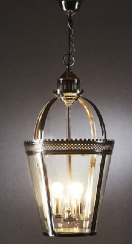 Piccadilly Nickel Three Light Pendant