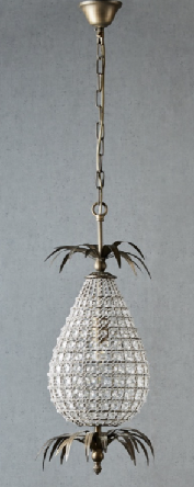 Picasso One Light Brass Pendant