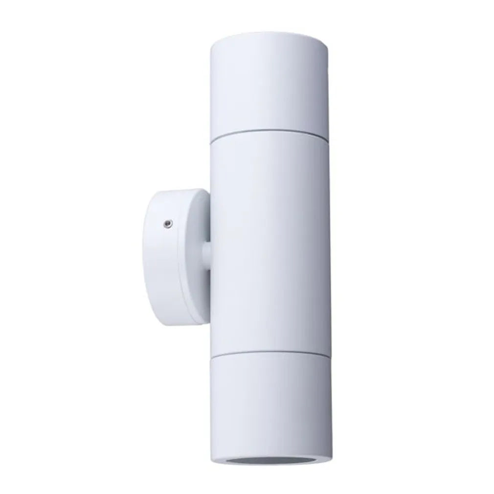 MR16 Exterior Wall Pillar Spot Lights (White Aluminium)