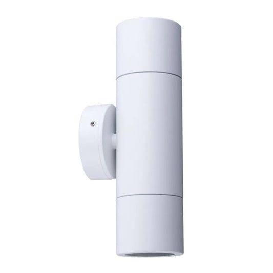 MR16 Exterior Wall Pillar Spot Lights (White Aluminium)