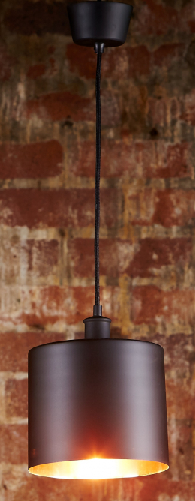 Portofino Black Copper Pendant