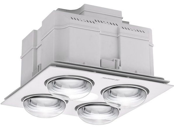 Profile forme LED Tri Colour 4 Heat Fan Light White Combo