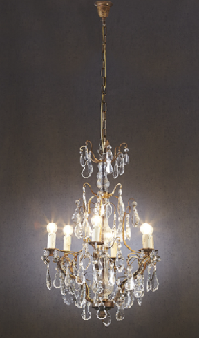 Roche Six Light Chandelier