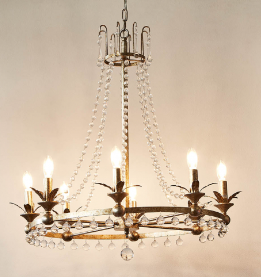 Rococo Eight Light Chandelier