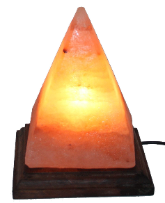 Pyramid Salt Lamp