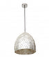 Sari Interior Embossed Ellipse Pendant Light