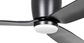 Seacliffe DC 112cm Hugger Matt Black with LED Light Ceiling Fan
