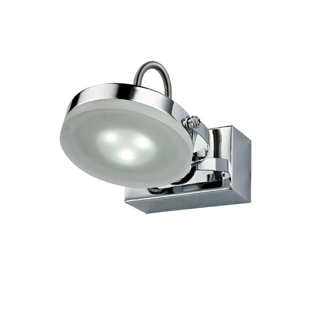 SEATTLE: LED Interior Single Adjustable Chrome Wall Light