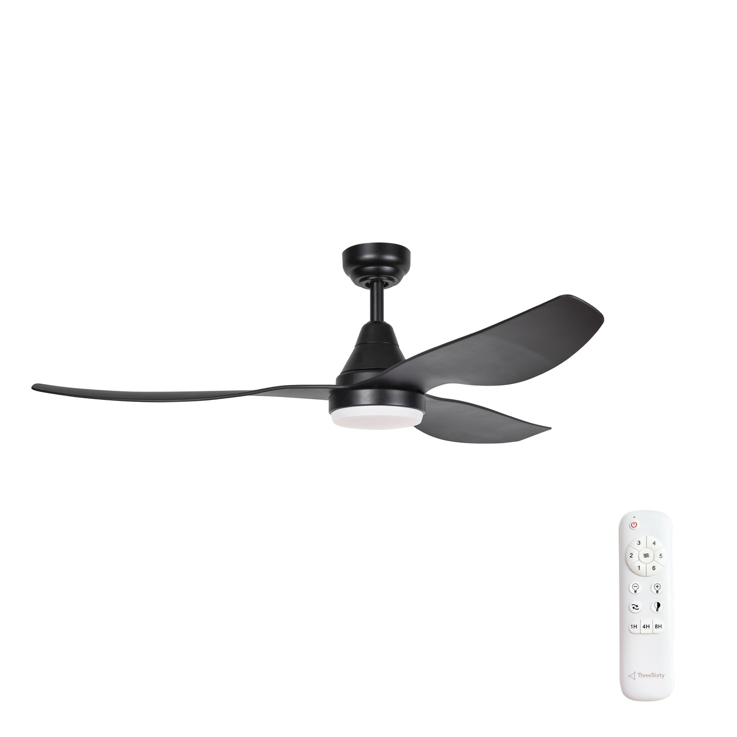 Simplicity DC 52inch Ceiling Fan With 18w LED