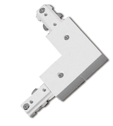 Single Circuit Corner Track Joiner White