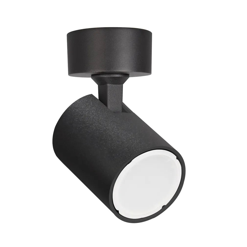 SPOT: Interior GU10 1 Light Adjustable Round Base Surface Mounted Spot Lights