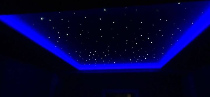 Star 10 Watt LED Fibre Optic Ceiling 500 Point Colour Changing