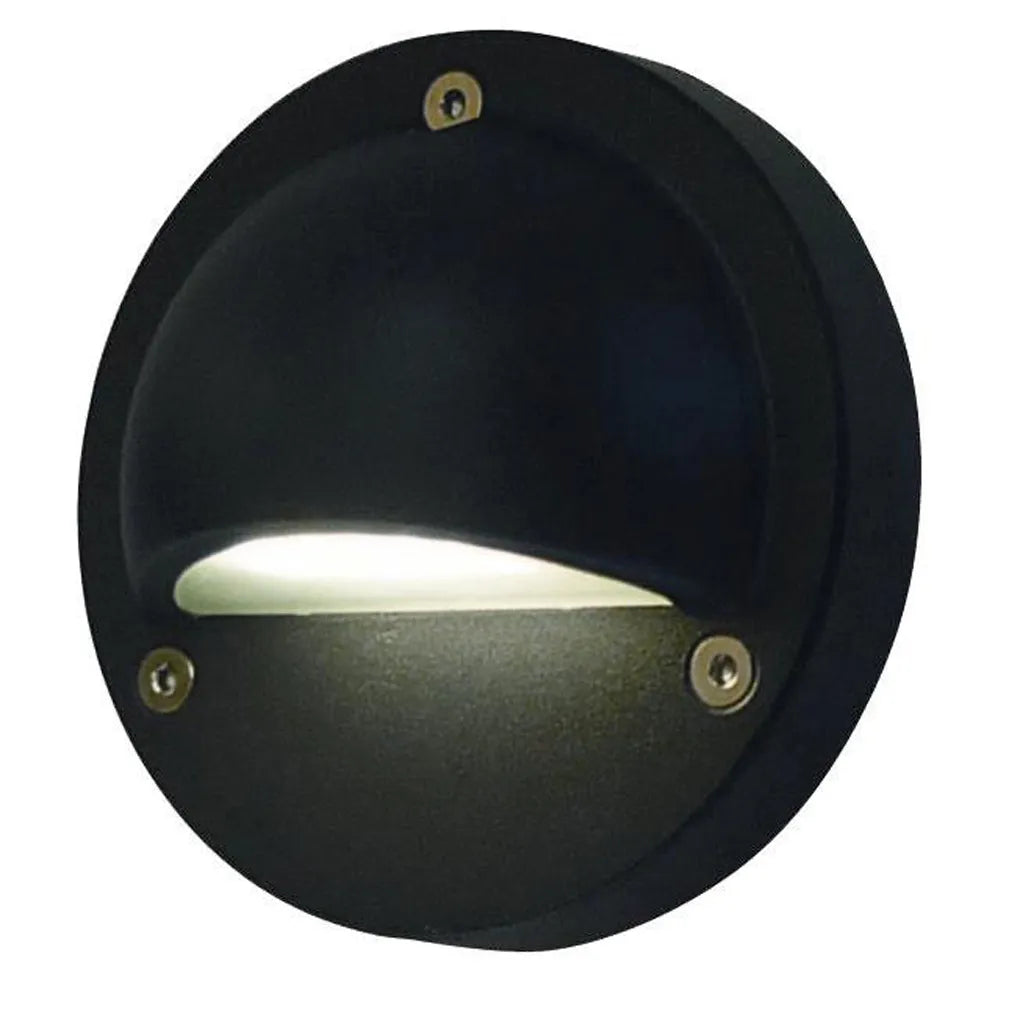 STE: LED Exterior Surface Mounted Eyelid Step / Wall Lights IP44