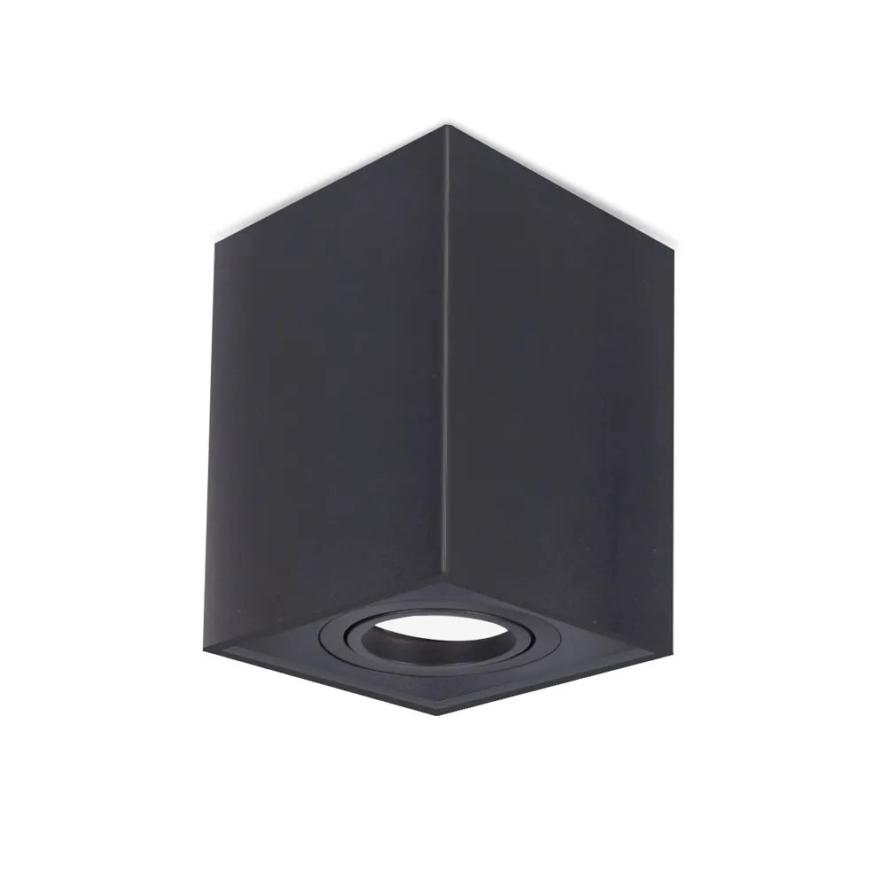 SURFACE: GU10 Square Gimbal Surface Mounted Ceiling Downlights