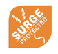 Surge Protected Vertical Double Adaptor