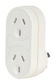 Surge Protected Vertical Double Adaptor