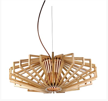 Fiorentino Agry Veneer Pendant Light (E27)