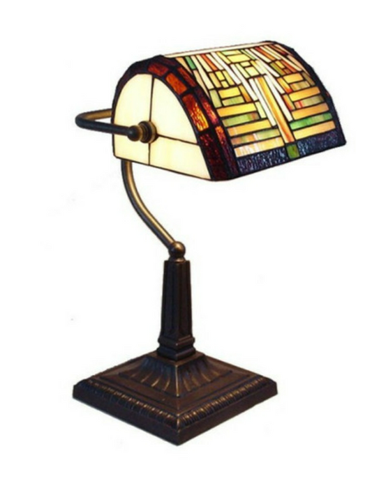 Multi-Colour Geometric Banker Lamp