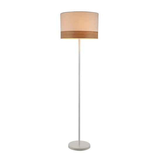 Tambura: Scandinavian Drum Shape Floor Lamp