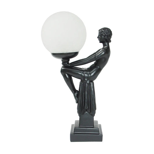 Art Deco Lamp-Black Tl-05b/Bk